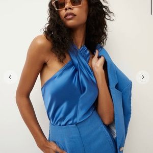 Veronica Beard STEWART CHARMEUSE TOP